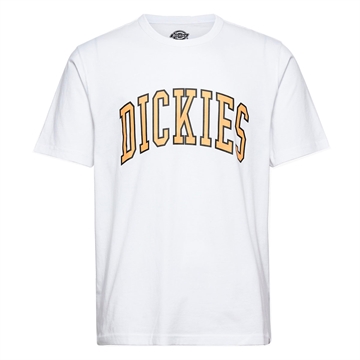 Dickies T-shirt Aitkin White / Yellow